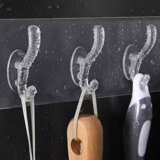 Adhesive Wall Hook Organizer (5-In-1)