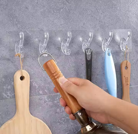 Adhesive Wall Hook Organizer (5-In-1)