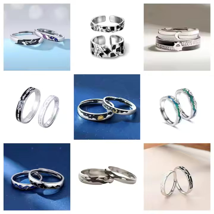 Adjustable Rings (Couple Set – 2pcs)