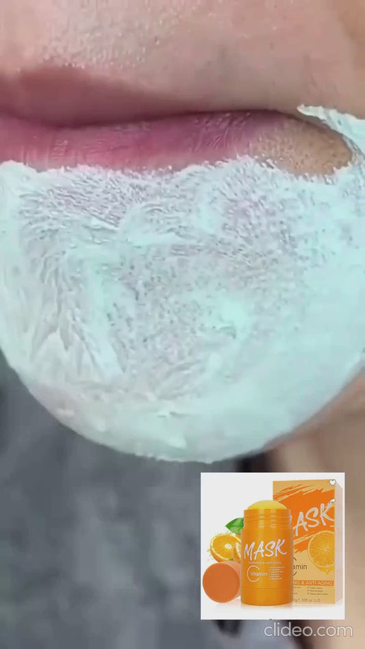 Purifying Orange Vitamin C Clay Face Mask Stick